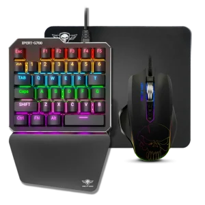 PACK GAMING SPIRIT OF GAMER (MINI CLAVIER MECANIQUE +SOURIS +TAPIS)